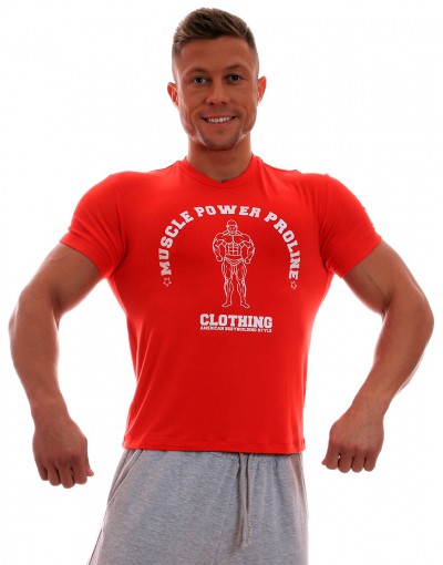 MPP T-shirt Muscle Red/White