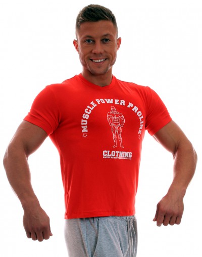 MPP T-shirt Muscle Red/White